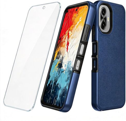 Phone Case for TCL K70 5G/TCL K70 XE with Screen Protector Blue in Kuwait
