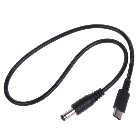 USB Power Line UsbC TypeC to DC9 / 12/15 / 20V Converter Adapter Cable TypeC DC5.5x2.1mmPlug for WiFi Router in Kuwait