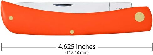 Case WR XX Pocket Knife Orange Synthetic Sod Buster Item #80512 - (4138 SS) - Length Closed: 4 5/8 Inches in Kuwait