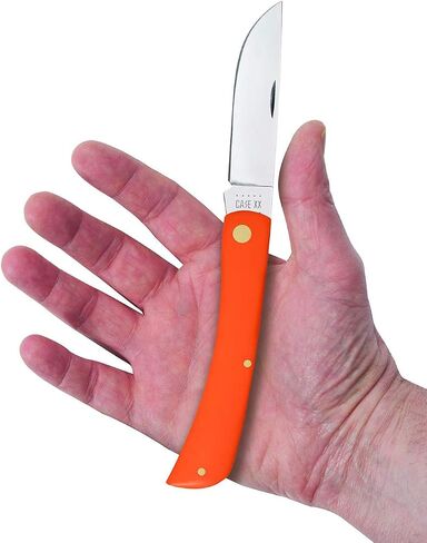 Case WR XX Pocket Knife Orange Synthetic Sod Buster Item #80512 - (4138 SS) - Length Closed: 4 5/8 Inches in Kuwait
