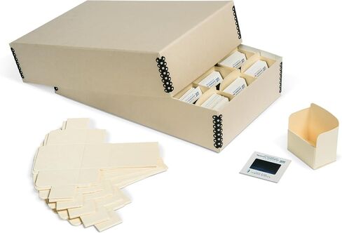 Gaylord Archival Tan Slide File Box - Holds up to 600 Slides! in Kuwait