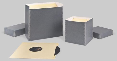 Gaylord Archival 12" LP Record/Album Preservation Box in Tan - 7W x 13L x 13" H in Kuwait