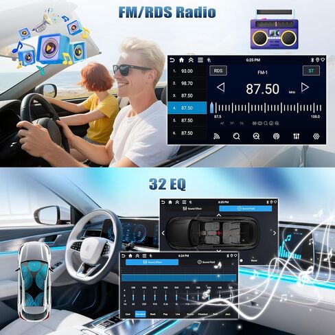 Android 15 4G+64G Car Stereo for Honda Accord 2003-2007 with Wireless Carplay Android Auto, 10 Inch Incell Touchscreen Head Unit 32-EQ DSP Bluetooth 5.0 GPS WiFi FM/RDS Mirror Link SWC Backup Cam in Kuwait