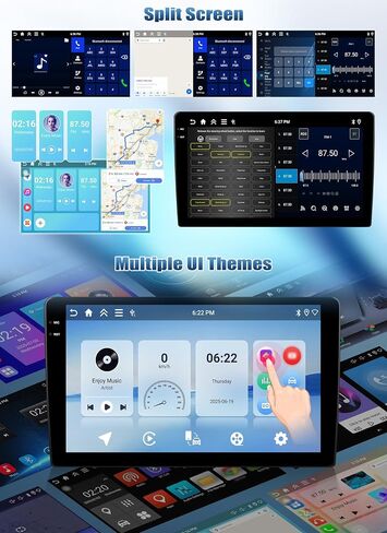 Android 15 4G+64G Car Stereo for Honda Accord 2003-2007 with Wireless Carplay Android Auto, 10 Inch Incell Touchscreen Head Unit 32-EQ DSP Bluetooth 5.0 GPS WiFi FM/RDS Mirror Link SWC Backup Cam in Kuwait