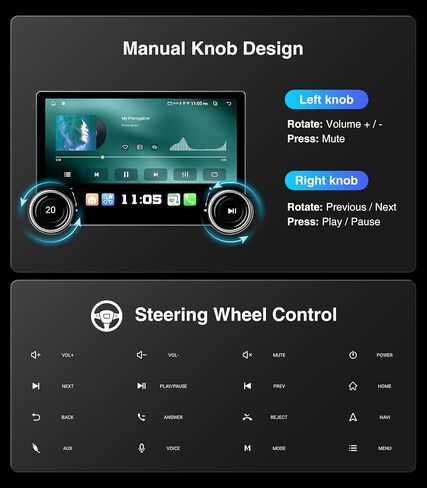 Car Stereo for Chevy Silverado GMC Sierra 2014-2018, Wireless CarPlay & Android Auto, 11.5 Inch QLED Touch Screen Radio Upgrade, GPS Navigation Head Unit, Bluetooth, Backup Camera in Kuwait