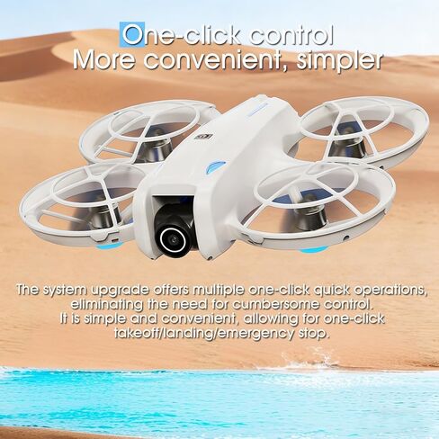drone with Camera for Adult Beginners,RC Quadcopter featuring Altitude Hold, One-Key Takeoff/Landing, Auto Follow,3-Speed Adjustment,Stunt Roll -Ideal Holiday Gift. in Kuwait