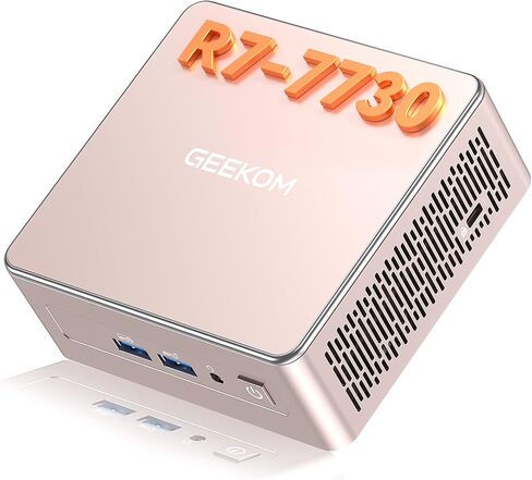 GEEKOM A5 Mini PC Business, Ryzen 7 7730U(Beats 7640HS), 16GB RAM 512GB SSD in Kuwait