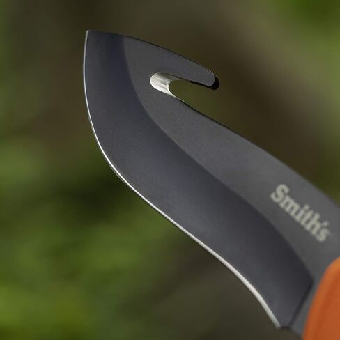 Smith's 51235 EdgeSport Combo - 4" Skinning Knife w/Gut Hook, Cordura Sheath, & 2-Step Hunt & Fish Knife Sharpener - Outdoor Essentials Gift in Kuwait