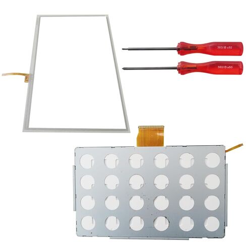 Vicue Updated LCD Display Screen+Touch Screen Digitizer + Screwdriver Rebuild Kit Compatible for Nintendo Wii U Gamepad [video game] in Kuwait