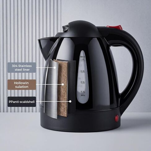 Portable Car Kettle, 12V 150W 1000ml Electric Water Boiler in Kuwait
