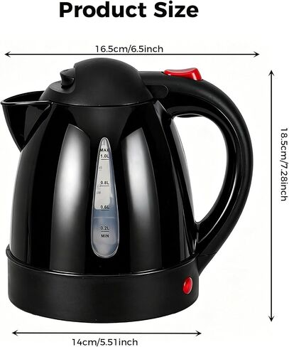 Portable Car Kettle, 12V 150W 1000ml Electric Water Boiler in Kuwait