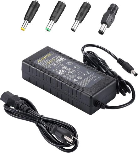 COOLM 48V 2A Power Supply Adapter 144W for PoE Injector Lorex NVR Network in Kuwait