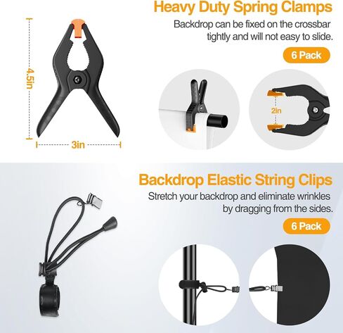 7x10ft Photography Umbrella Lighting Kit with Backdrop in Kuwait