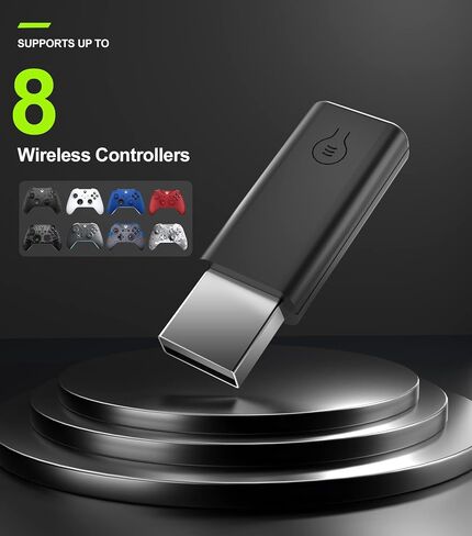 Wireless Adapter Compatible with Xbox One/Xbox One X|S Controller and Xbox Series X|S for Windows 7/8/8.1/10/11 in Kuwait