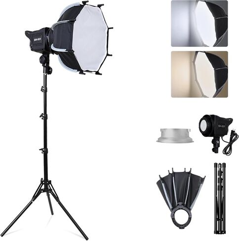Softbox Lighting Kit, 11.8"/30cm Studio Light with Quick Release Softbox in Kuwait