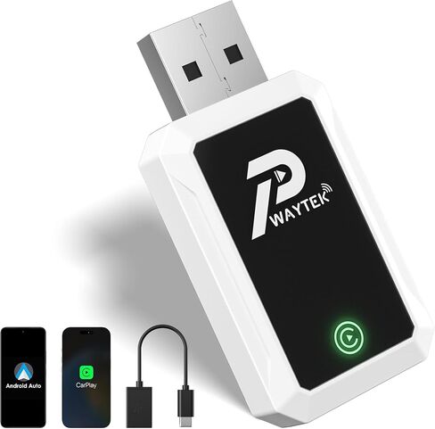 Wireless CarPlay Adapter for Wired CarPlay Cars, Android Auto Dongle in Kuwait