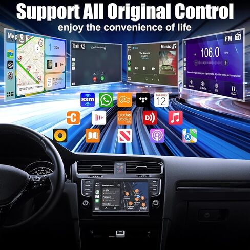Wireless CarPlay Adapter for Wired CarPlay Cars, Android Auto Dongle in Kuwait