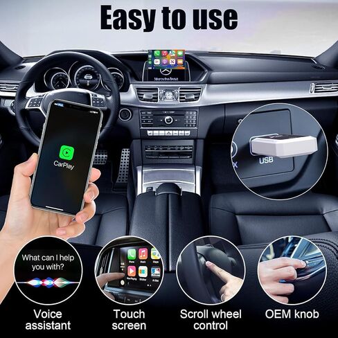 Wireless CarPlay Adapter for Wired CarPlay Cars, Android Auto Dongle in Kuwait