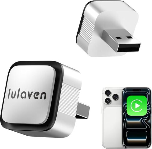 Wireless CarPlay Adapter for iPhone - Mini, Auto-Reconnect, USB-C Included in Kuwait