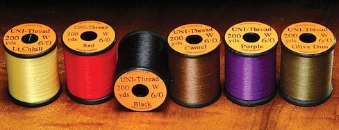 Hareline Dubbin UNI Waxed Thread 6/0 Orange in Kuwait