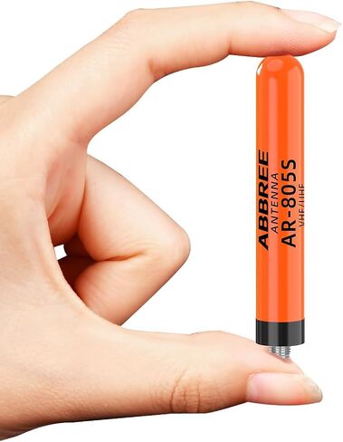 ABBREE Dual Band VHF/UHF Ham Radio Antenna144/430Mhz 3.14 inch SMA- Female AR-805S Plus Long Range Stubby Short Antenna for Baofeng UV-5R Mini 5RM BF-F8HP PRO,K5 Plus,DM32,UV32 Accessories,2Pack in Kuwait