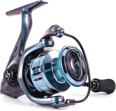 Sougayilang Chameleon Paint Spinning Fishing Reel,Super Powerful Smooth Drag with 11+1 Ball Bearings from 1000 to 4000 Series for Freshwater Saltwater in Kuwait