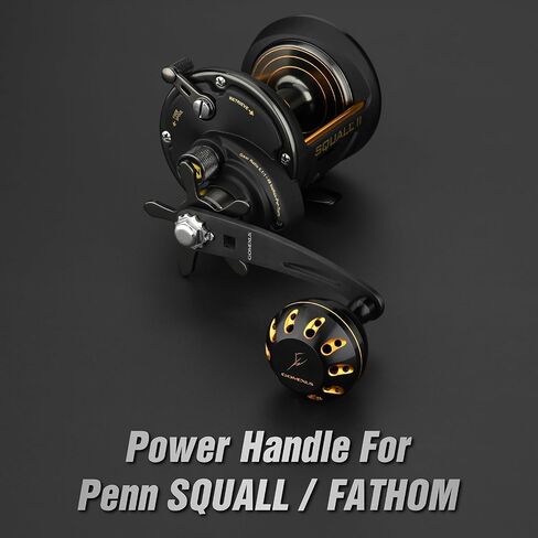 GOMEXUS Power Handle for Penn Squall Star Drag/Lever Wind Fathom Star Drag/Lever Wind/Lever Drag Conventional Reel in Kuwait