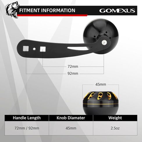 GOMEXUS Power Handle for Penn Squall Star Drag/Lever Wind Fathom Star Drag/Lever Wind/Lever Drag Conventional Reel in Kuwait