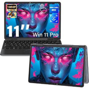 11" Gray 2-in-1 Convertible Touchscreen Laptop for Students&Travel in Kuwait