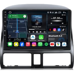 8 Core Car Radio for Honda CRV 2002-2006: 1280 * 800 HD Touchscreen Android 13 Car Stereo Upgrade Wireless Carplay & Android Auto DSP GPS Navigation 5G WiFi Backup Camera Bluetooth FM in Saudi Arabia