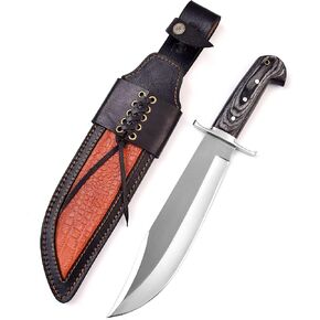 Poshland REG-109 Handmade D2 Steel 15.25 Inches Bowie Knife - Solid Engineered Wood Handle in Kuwait