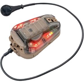 FMATAL GEAR Tactical Helmet IR Challenge Response Vibration Alert IR Strobe Light Gen III Style with Red Visible Mode in Kuwait