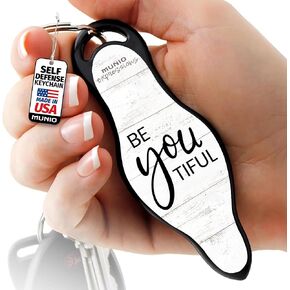 MUNIO Self Defense Keychain – Stylish, Portable Safety Tool for Women & Men – Non-Lethal, TSA Approved, Made in USA in Kuwait