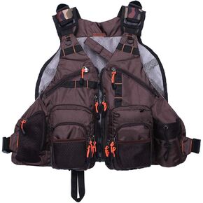Kylebooker Fly Fishing Vest Pack Adjustable for Men and Women,Army Green in Saudi Arabia