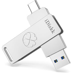 iDiskk 1TB SSD Flash Drive 500MB/s USB-C &USB-A 3.2 for iPhone Android Mac in Kuwait