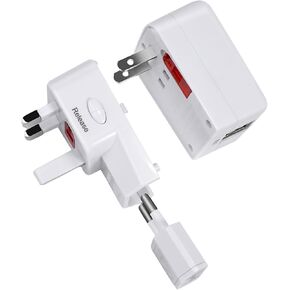 EFISH International Travel Plug Adapter,Universal AC Power Plug Converter in Kuwait