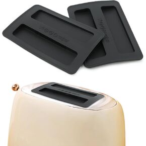 2 Pcs Silicone Toaster Cover,2 Slice Bread Maker Top Cover Easy to Clean and Dustproof Universal Reusable Sandwich Machine Part Accessories(SIZE:6.22x4.09 inch) in Kuwait