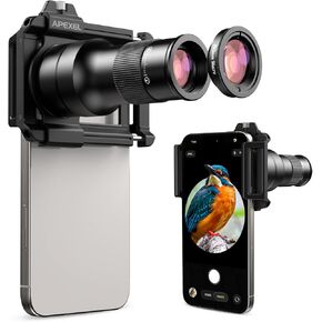 APEXEL 6X Telephoto & 150mm Macro 2-in-1 Lens for iPhone and Android in Kuwait