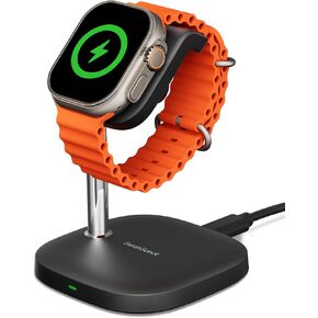 5W Fast Charging Charger Stand for Apple Watch, SwanScout Charger for Apple Watch 11/10/9/8/7/6/5/4/3, Ultra 3/Ultra 2/Ultra, for iWatch SE 3/SE 2, SwanScout 505A (Black) in Saudi Arabia