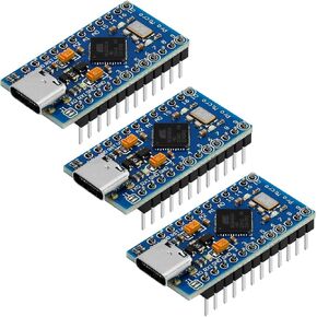 3 Pack Pro Micro Board Module At mega 32U4 5V 16MHz USB Programming Development Board Micro-Controller Compatible with Ar duino IDE (with Pin Header) in Saudi Arabia