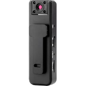 Clip on Sports Camera with 1080P Resolution 4 Night Viewing Lights 500mAh Battery Multiple Modes for Outdoor Video Recorder Wearable in Kuwait