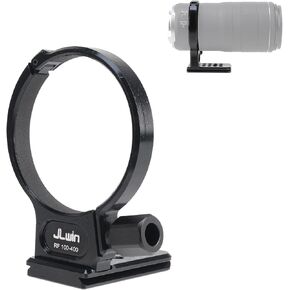 Metal Tripod Collar Adapter Ring for Canon RF 100-400mm F/5.6-8 is USM Lens,Built-in Arca Swiss Dovetail Quick Release Plate and Multiple 1/4"-20 and 3/8"-16 Mounting for Tripod in Kuwait