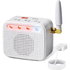 Cell Phone Ringer Amplifier for Hard of Hearing, 120dB Loud Ringtone & 4 LED Flash, Answer on Device or Phone, Missed Call Reminder, Auto Reconnect - Works with iPhone Android iPad in Kuwait