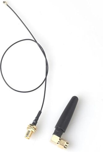 2.4GHz Bluetooth WiFi Antenna 2dBi SMA Male (Pin) with U.FL to SMA Female Pigtail RF1.13 Cable 30cm for Amplifier Board in Kuwait
