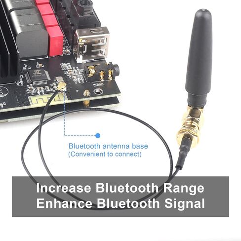 2.4GHz Bluetooth WiFi Antenna 2dBi SMA Male (Pin) with U.FL to SMA Female Pigtail RF1.13 Cable 30cm for Amplifier Board in Kuwait