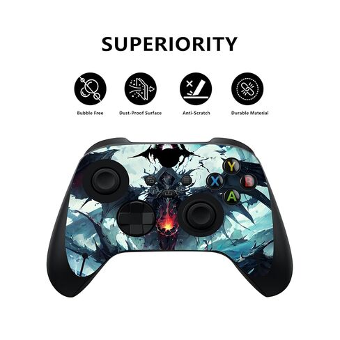PlayVital Field of Devil Custom Vinyl Skins for Xbox Core Wireless Controller, Wrap Decal Cover Stickers for Xbox Series X Console Controller in Kuwait