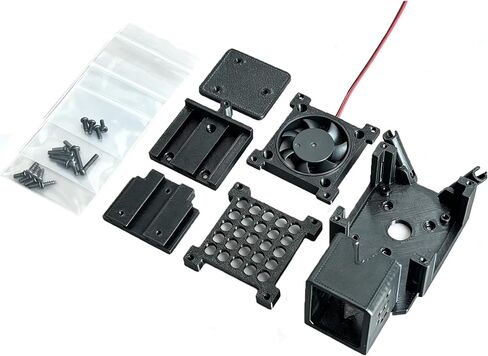 Video Transmission Mount for DJI O4 Pro Air Unit(Black 5V Fan Kit) in Saudi Arabia