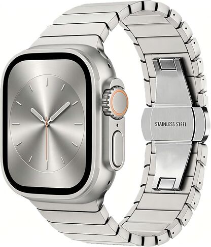 Stainless Steel Apple Watch Band Ultra-Thin 3.43mm Strap in Kuwait
