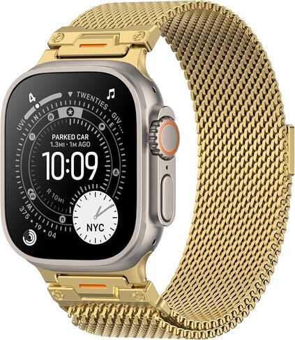 EPULY Metal Mesh Loop Compatible with Apple Watch Ultra 3 2 1 Bands Men in Kuwait