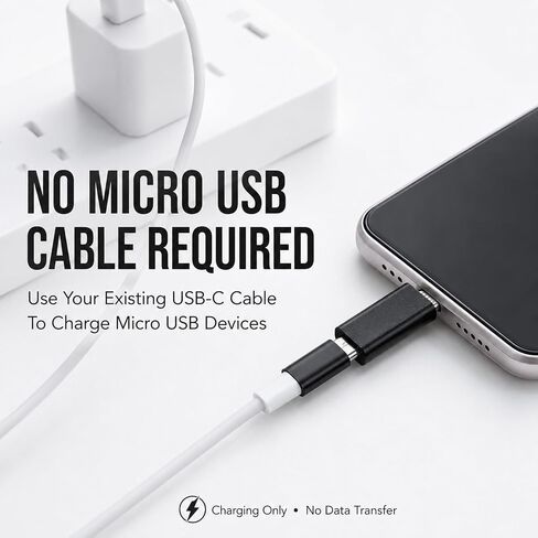 5 Pack USB-C to Micro USB Adapter Micro USB 90 Degree Adapter in Kuwait